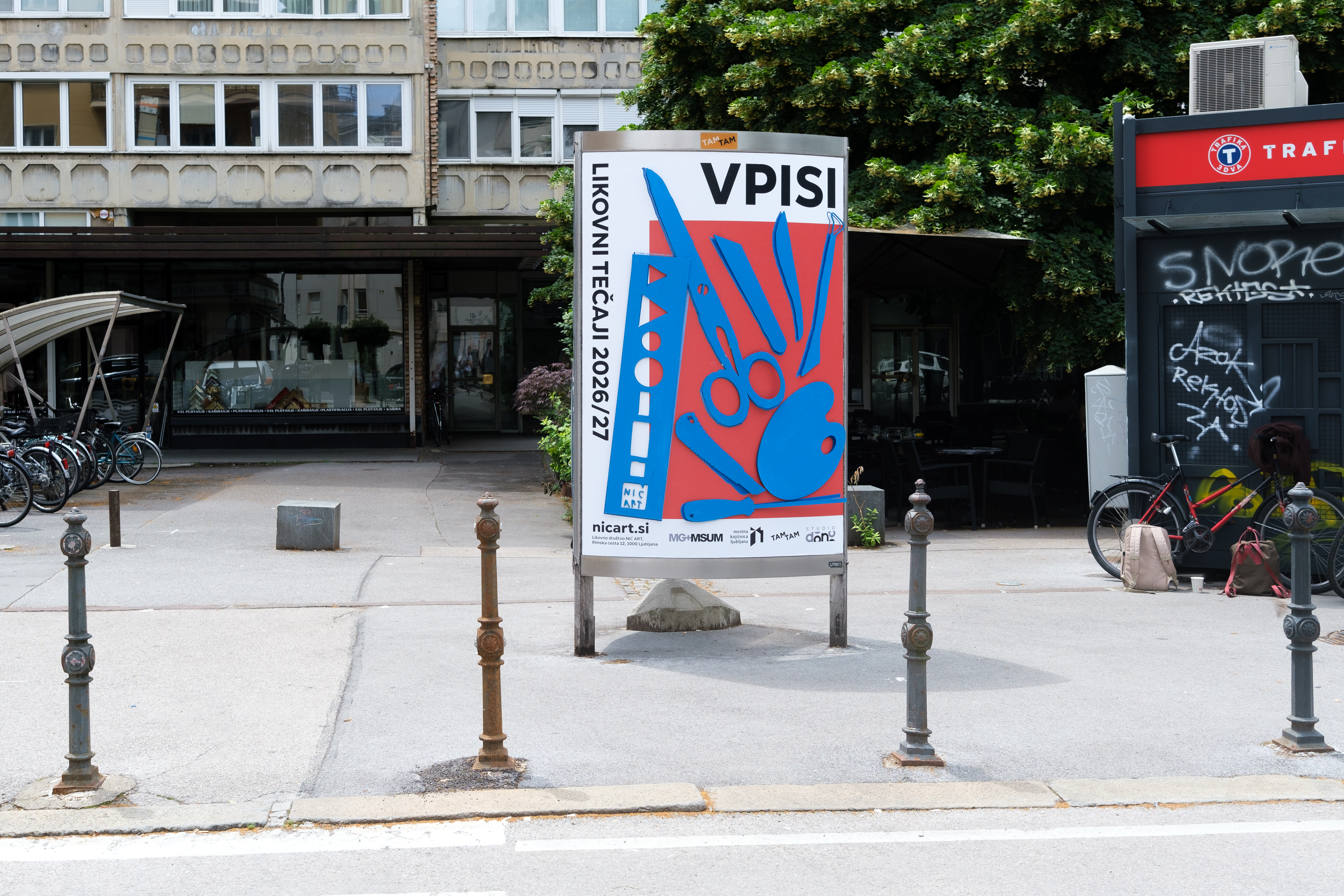 Ničart — TAMTAM plakat s 3D elementi